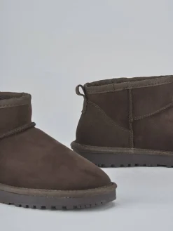 Online Stivaletti camoscio testa Donna Stivaletti Tacco Basso