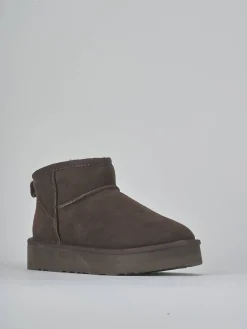 Outlet Stivaletti camoscio testa Donna Stivaletti Tacco Basso