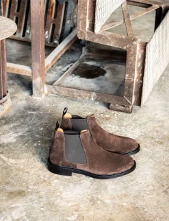 Hot Stivaletti camoscio testa Uomo Stivaletti