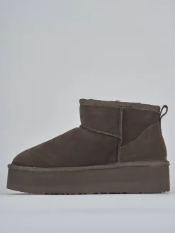 Stivaletti camoscio testa Donna Stivaletti Tacco Basso