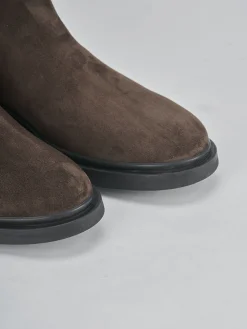 New Stivaletti camoscio testa Uomo Stivaletti