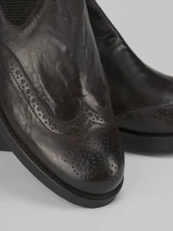 Online Stivaletti pelle testa Uomo Stivaletti