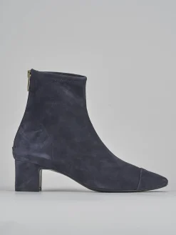 Hot Stivaletti tacco 5cm camoscio Donna Stivaletti Tacco Alto