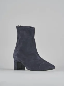 Hot Stivaletti tacco 5cm camoscio Donna Stivaletti Tacco Alto