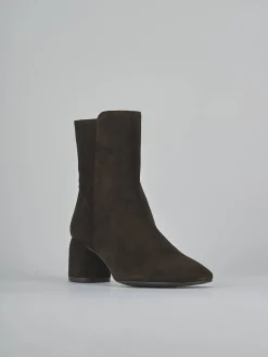 Clearance Stivaletti tacco 6cm camoscio testa Donna Stivaletti Tacco Alto