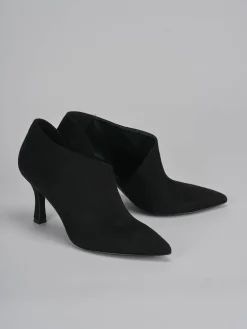 New Stivaletti tacco 7cm camoscio Donna Stivaletti Tacco Alto