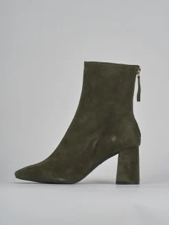 Online Stivaletti tacco 7cm camoscio Donna Stivaletti Tacco Alto