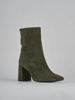 Online Stivaletti tacco 7cm camoscio Donna Stivaletti Tacco Alto