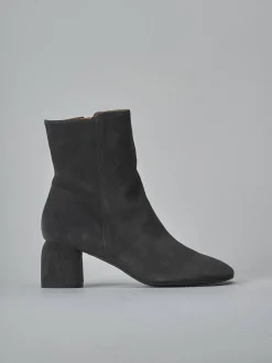 Outlet Stivaletti tacco 6cm camoscio Donna Stivaletti Tacco Alto