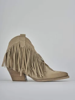 Discount Stivaletti tacco 7cm camoscio Donna Stivaletti Tacco Alto