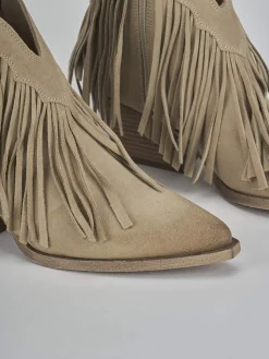 Discount Stivaletti tacco 7cm camoscio Donna Stivaletti Tacco Alto