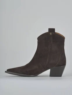 Clearance Stivaletti tacco 6cm camoscio testa Donna Stivaletti Tacco Alto