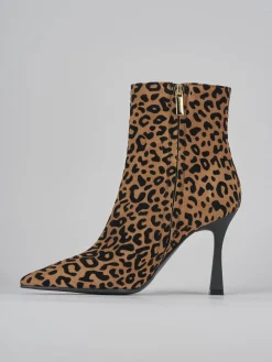 Online Stivaletti tacco 9cm camoscio Donna Stivaletti Tacco Alto