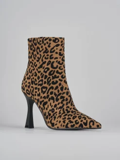 Online Stivaletti tacco 9cm camoscio Donna Stivaletti Tacco Alto