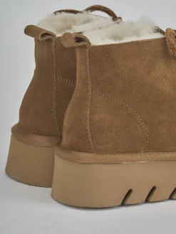 Outlet Stivaletti tacco 3cm camoscio Donna Stivaletti Tacco Basso