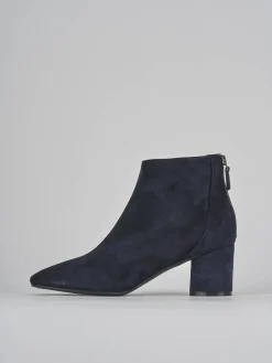 Clearance Stivaletti tacco 5cm camoscio Donna Stivaletti Tacco Alto