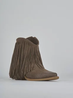 Discount Stivaletti tacco 5cm camoscio Donna Stivaletti Tacco Alto