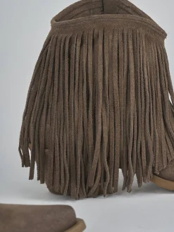 Discount Stivaletti tacco 5cm camoscio Donna Stivaletti Tacco Alto