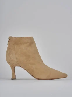 Hot Stivaletti tacco 7cm camoscio Donna Stivaletti Tacco Alto