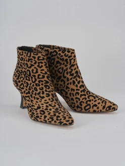 Discount Stivaletti tacco 7cm camoscio Donna Stivaletti Tacco Alto