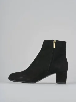 New Stivaletti tacco 6cm camoscio Donna Stivaletti Tacco Alto