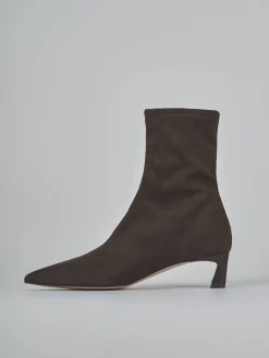 Best Stivaletti tacco 5cm camoscio testa Donna Stivaletti Tacco Alto