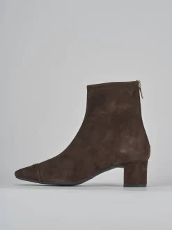 Best Stivaletti tacco 5cm camoscio testa Donna Stivaletti Tacco Alto