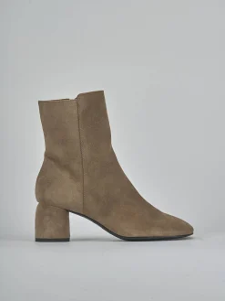 Sale Stivaletti tacco 6cm camoscio Donna Stivaletti Tacco Alto