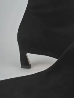 Discount Stivaletti tacco 5cm camoscio Donna Stivaletti Tacco Alto