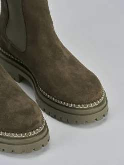 Best Stivaletti tacco 3cm camoscio Donna Stivaletti Tacco Basso