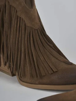 Best Stivaletti tacco 7cm camoscio Donna Stivaletti Tacco Alto