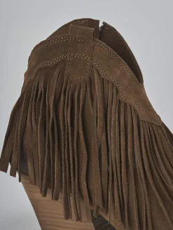 Best Stivaletti tacco 7cm camoscio Donna Stivaletti Tacco Alto