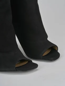 Online Stivaletti tacco 9cm camoscio Donna Stivaletti Tacco Alto