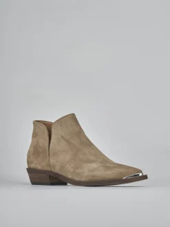 Best Stivaletti tacco 3cm camoscio Donna Stivaletti Tacco Basso