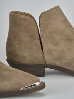 Best Stivaletti tacco 3cm camoscio Donna Stivaletti Tacco Basso