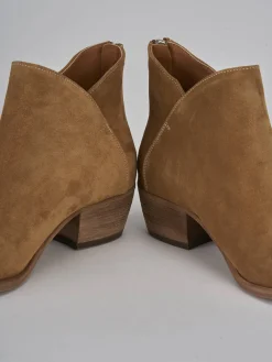 Online Stivaletti tacco 5cm camoscio Donna Stivaletti Tacco Alto