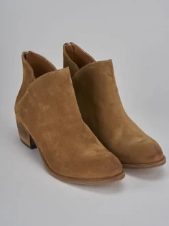 Online Stivaletti tacco 5cm camoscio Donna Stivaletti Tacco Alto