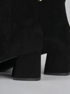 Outlet Stivaletti tacco 6cm camoscio Donna Stivaletti Tacco Alto