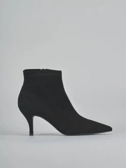 Clearance Stivaletti tacco 7cm camoscio Donna Stivaletti Tacco Alto