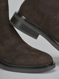 Best Stivaletti tacco 3cm camoscio testa Donna Stivaletti Tacco Basso