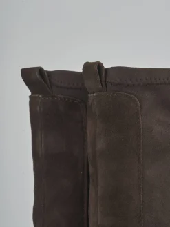 Best Stivaletti tacco 3cm camoscio testa Donna Stivaletti Tacco Basso