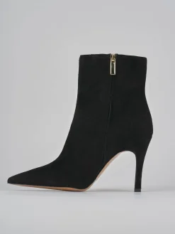 Stivaletti tacco 9cm camoscio Donna Stivaletti Tacco Alto