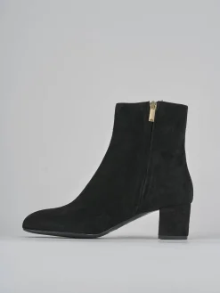 Outlet Stivaletti tacco 6cm camoscio Donna Stivaletti Tacco Alto