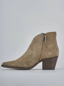 Clearance Stivaletti tacco 6cm camoscio Donna Stivaletti Tacco Alto