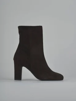 New Stivaletti tacco 8cm camoscio testa Donna Stivaletti Tacco Alto