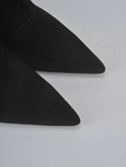 Online Stivaletti tacco 5cm camoscio Donna Stivaletti Tacco Alto