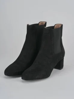 Stivaletti tacco 6cm camoscio Donna Stivaletti Tacco Alto