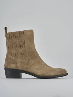 Best Stivaletti tacco 3cm camoscio Donna Stivaletti Tacco Basso