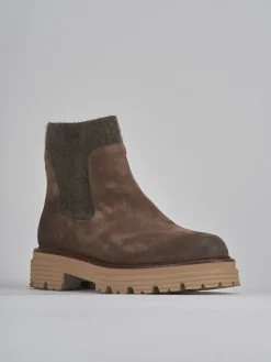 Best Stivaletti tacco 2cm camoscio Donna Stivaletti Tacco Basso