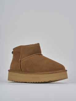 Sale Stivaletti tacco 2cm camoscio Donna Stivaletti Tacco Basso